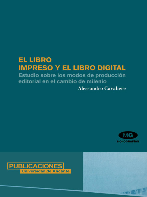 Title details for El libro impreso y el libro digital by A. Cavaliere - Available
